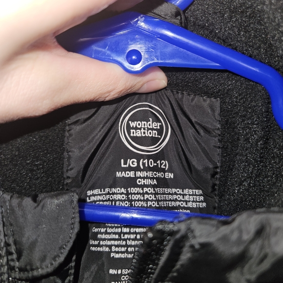 Wonder Nation Black Puffer Jacket - Picture 3 of 3